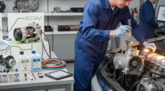 hoeveel-olie-gaat-er-in-een-airco-compressor